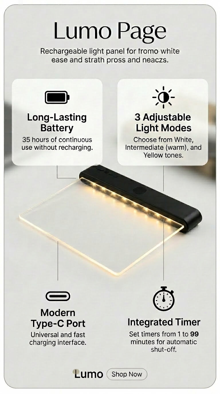Lumo Page ™ for books